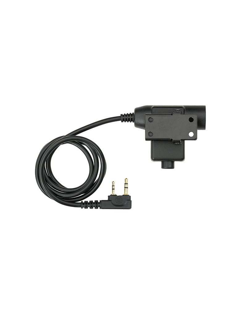 Το πλήρες σετ επικοινωνίας U94 PTT Kenwood με το χαρακτηριστικό βύσμα 2-pin για επιχειρησιακή χρήση.
