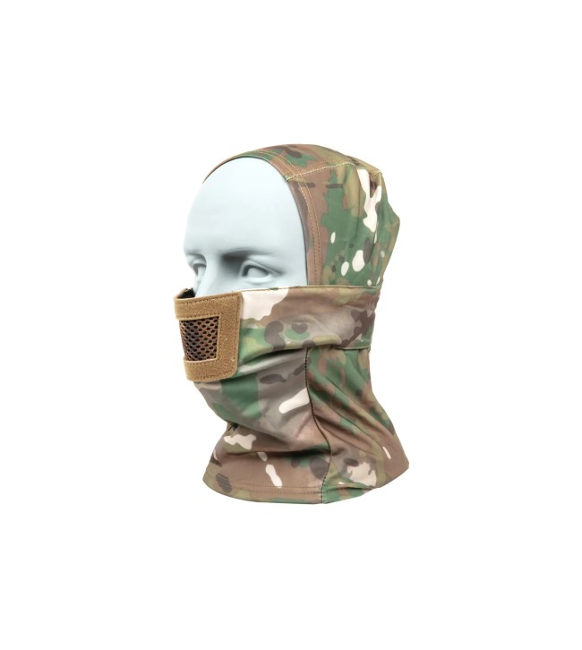 Specna Arms Knight protective mask in Multicam pattern with memory shape flexible mesh