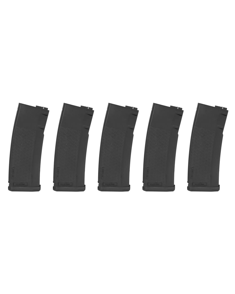 Specna Arms S-MAG Mid-Cap 125BBs Set 5 – Black | Airsoft Γεμιστήρες