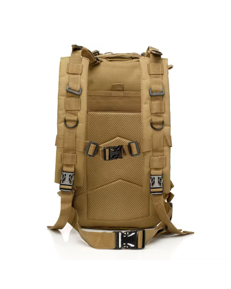 Ergonomic back support and adjustable shoulder straps military bag