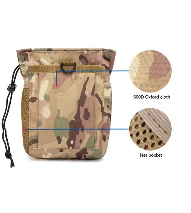 Επιχειρησιακή θήκη Multicam με ανθεκτικό ύφασμα 600D και πλευρικό δίχτυ αποθήκευσης