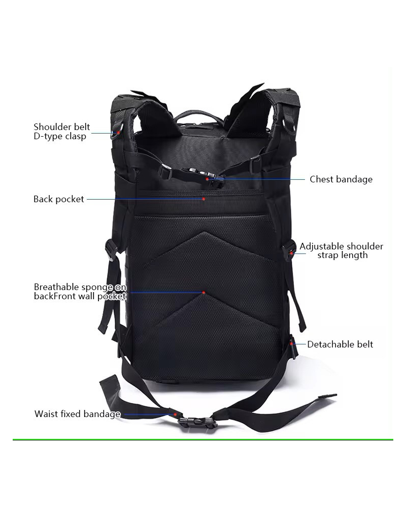 Tactical Backpack 45L - TAN