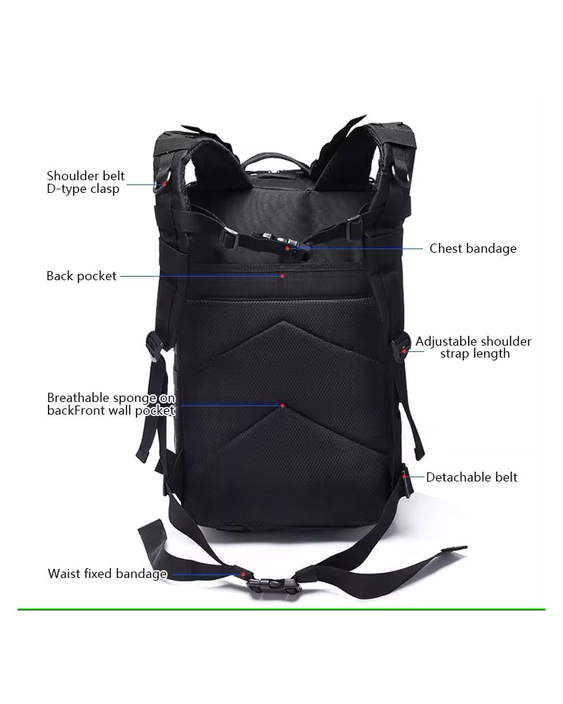 Tactical Backpack 45L - Green | Tactix-Store