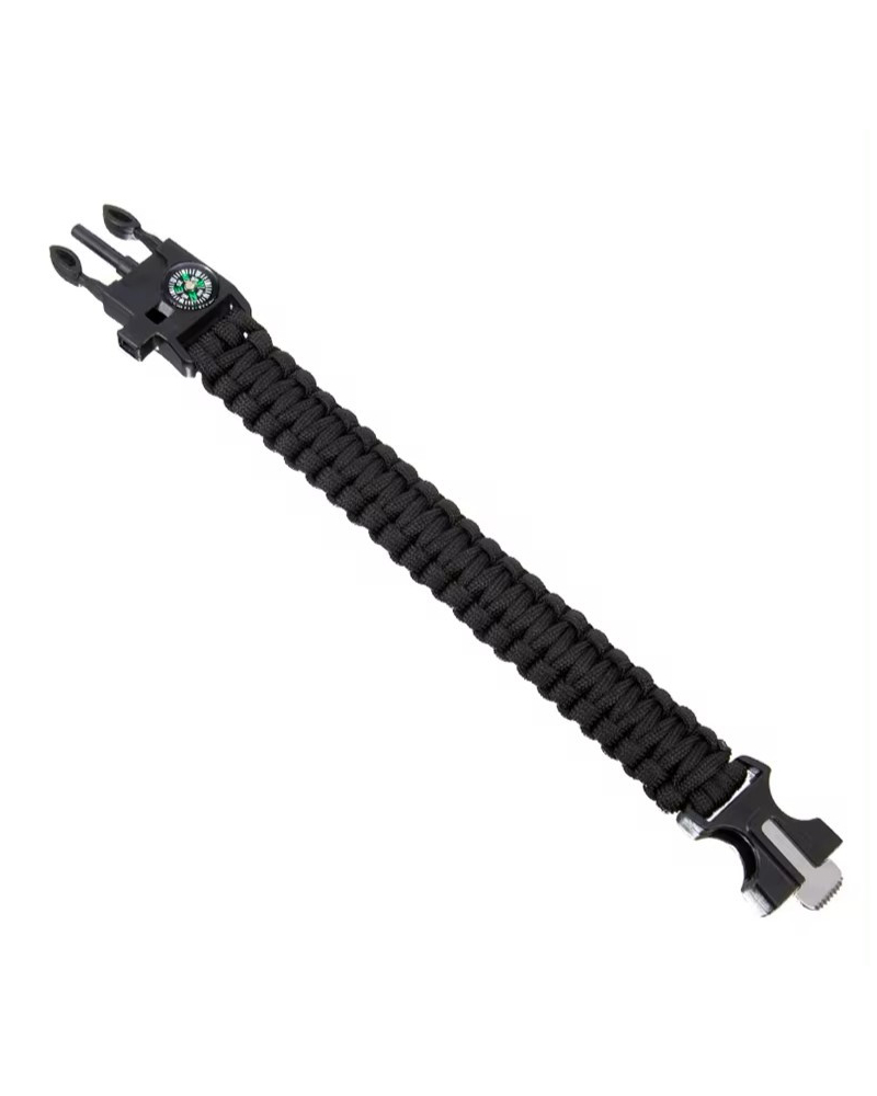 Πολυλειτουργικό βραχιόλι Paracord 25cm με ενσωματωμένο κόφτη και εργαλεία ανάγκης