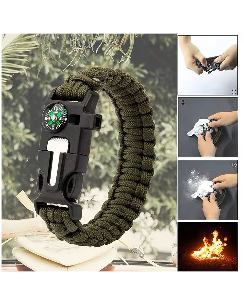 Multifanctional Paracord Bracelet - TAN