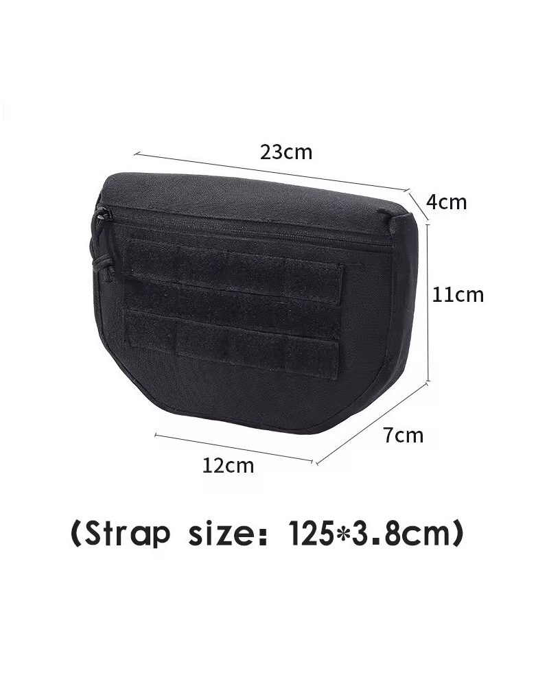 Διαστάσεις θήκης Drop Down: 23x11x7cm και μέγεθος ιμάντα velcro για προσαρμογή
