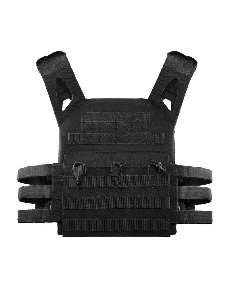 Black JPC tactical rig with MOLLE for law enforcement