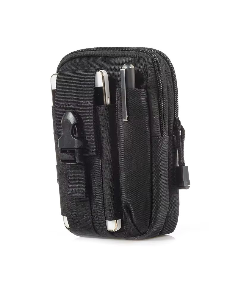 Tactical organizer EDC Μαύρο με υποδοχές για στυλό και φακό