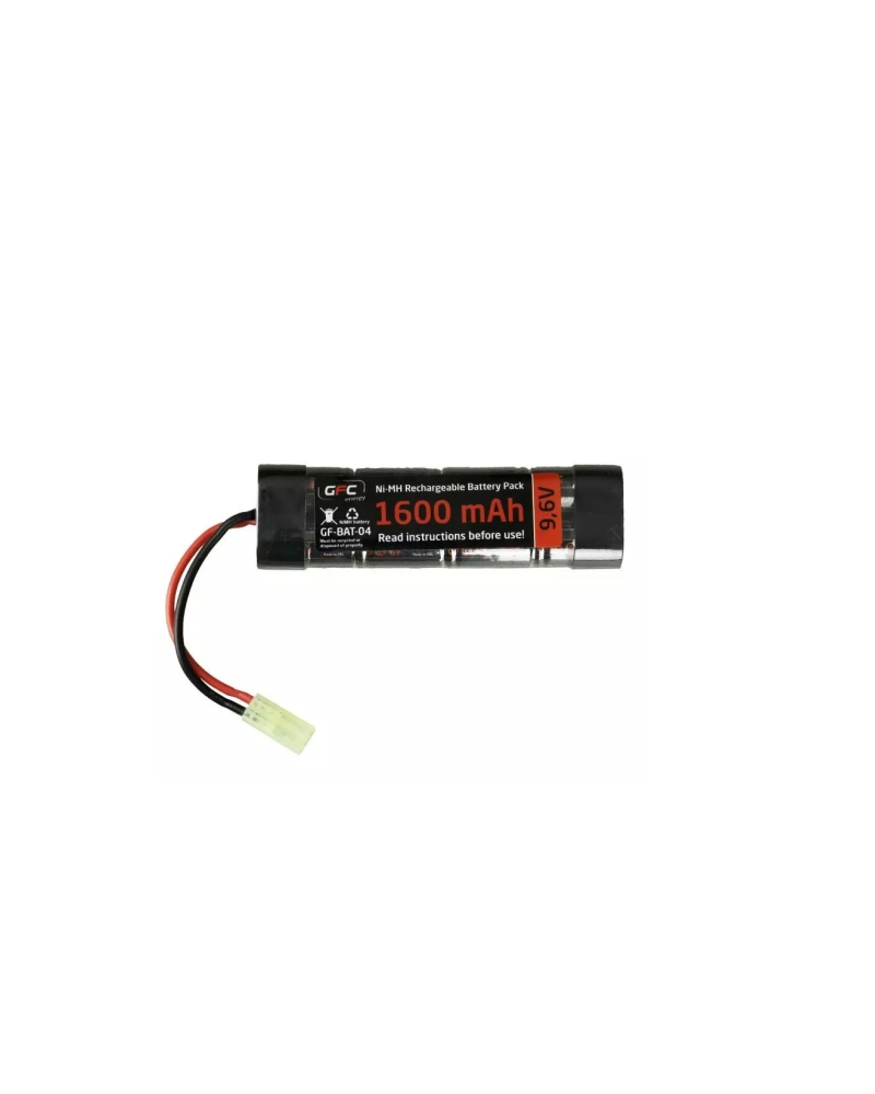 Μπαταρία NiMH 9.6V 1600mAh για Airsoft – Υψηλή Απόδοση